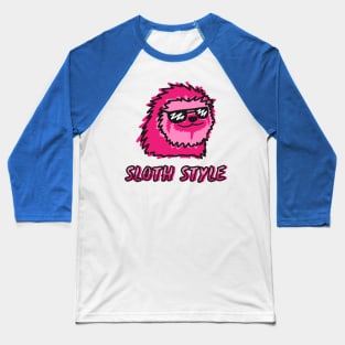 Sloth Style Baseball T-Shirt